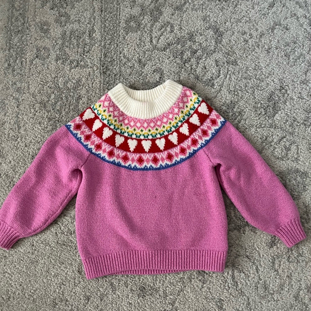 Girl’s 3T Fair Isle sweater